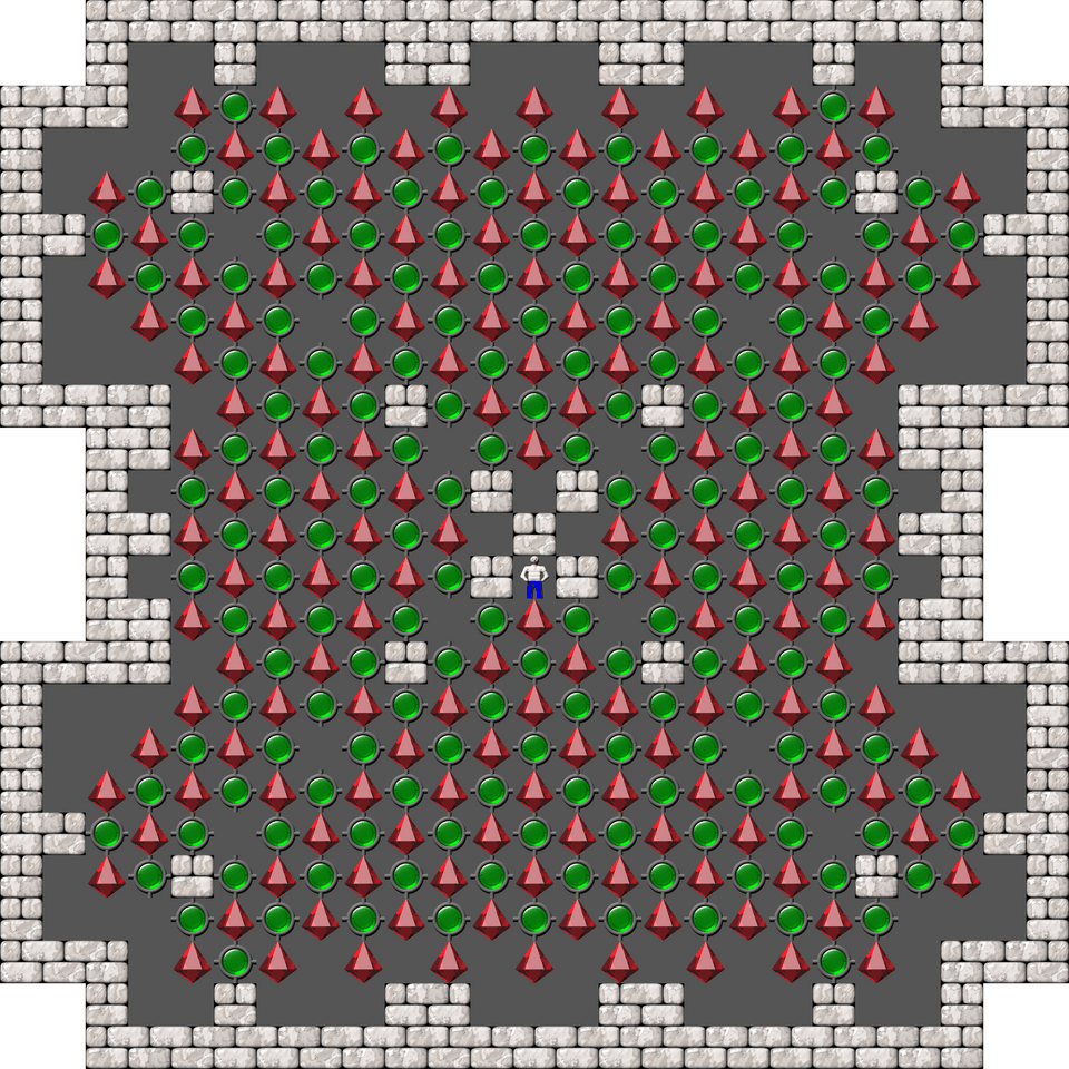 Sokoban Sasquatch 07 Arranged level 83